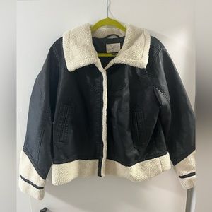 Universal Threads faux leather/faux shearling jacket